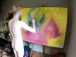 Flint Lorelei Painting Naked,full Video: Pornhub @nakedpaints