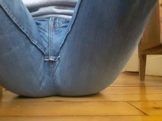 Tight Jeans Tease, Arse On Touching Jeans